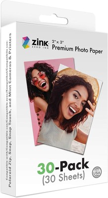 Zink 2X3 Premium Fotopapier (30er Pack) Kompatibel mit Polaroid Snap Tou...