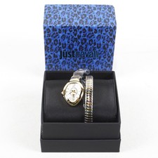 Just Cavalli Eclisse 22mm Quartz Women's Watch With Silver Dial JC1L371M0055 