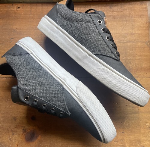 Size 8 Vans Mens Atwood Deluxe Comfort Black/gray Skate Sneakers Shoes - Picture 3 of 9
