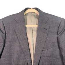 Suitsupply Reda Super 130s Pure Wool Sport Coat Size 50R EUC Slate Blue