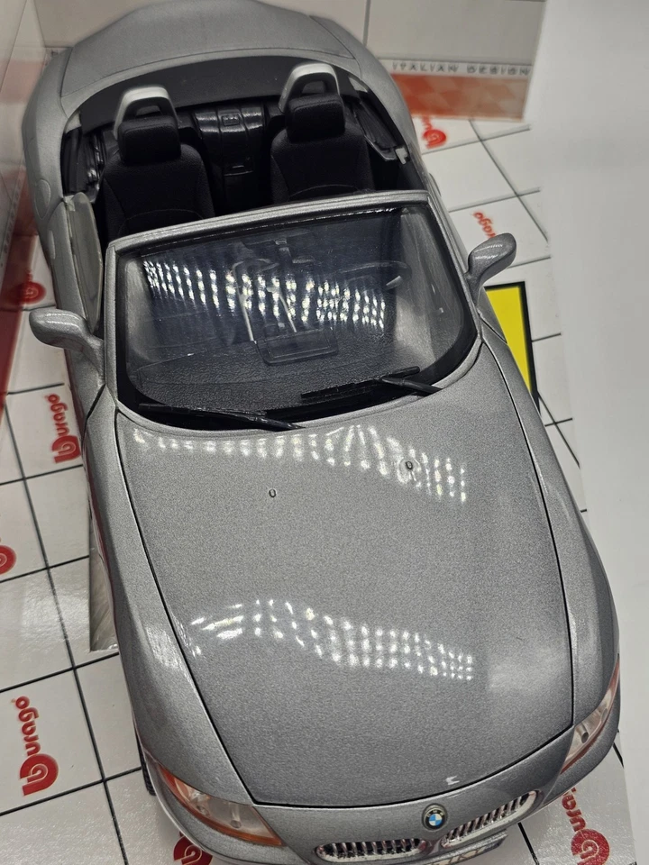 Bmw Z4 Argento 1:18 Burago In Box - Immagine 3 di 4