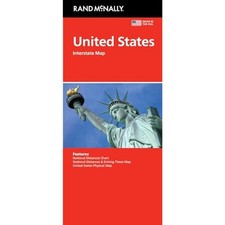 Rand McNally Easy-to-Read United States Interstate Folded Paper Map