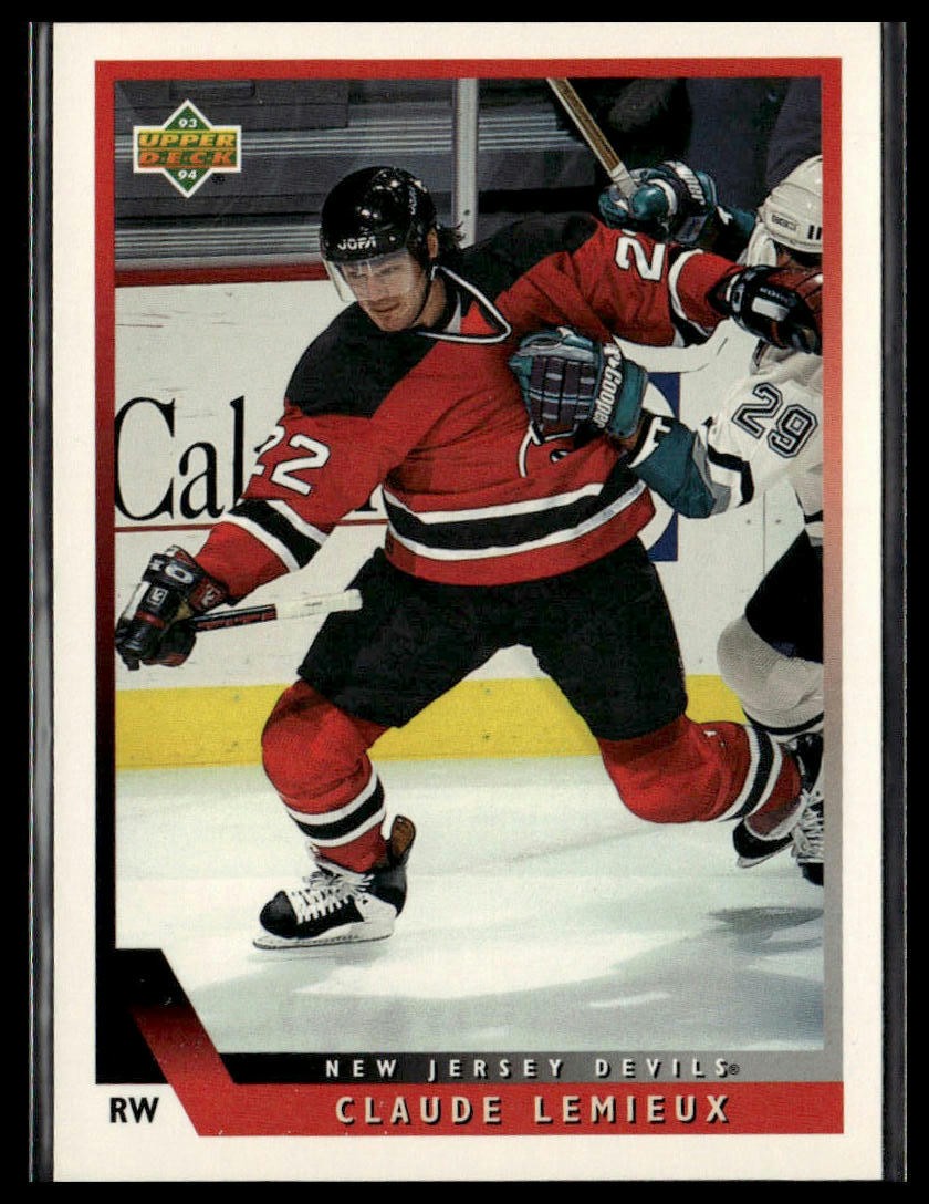 1993-94 Upper Deck #391 Claude Lemieux New Jersey Devils