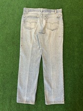 Vintage 80s Levi Lightwash Jeans 36x32 Made In USA