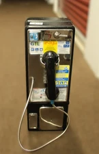 Vintage GTL Payphone Pay Phone Volume Push Button 80's 90's Man Cave Garage Deco