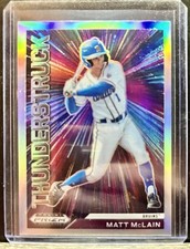 2021 Prizm Draft Matt McLain Thunderstruck Prizm Insert #T-MM