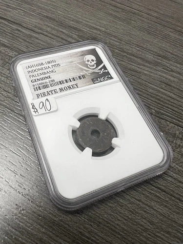 Indonesia Pitis 🇮🇩 NGC Genuine Pirate Money 🏴‍☠️ 288