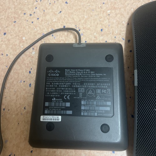Cisco UC Phone Conference Phone with Control Unit CP-8831 - Picture 3 of 7
