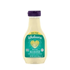 Wholesome Sweeteners Allulose Zero Calorie Liquid Sweetener, Vegan, 11.5 oz