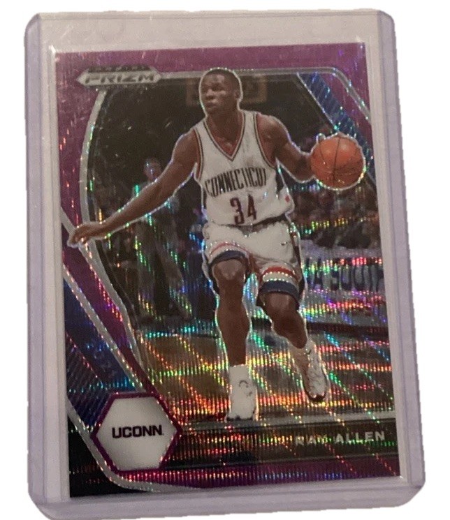2021-22 Panini Prizm Draft Picks - Ray Allen #91 Purple Wave Prizm
