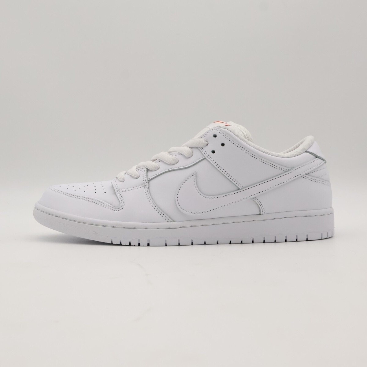 nike dunk all white low