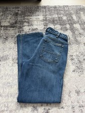 Women  s Carhartt Original Fit Straight Leg Blue Jeans Size 4 Short