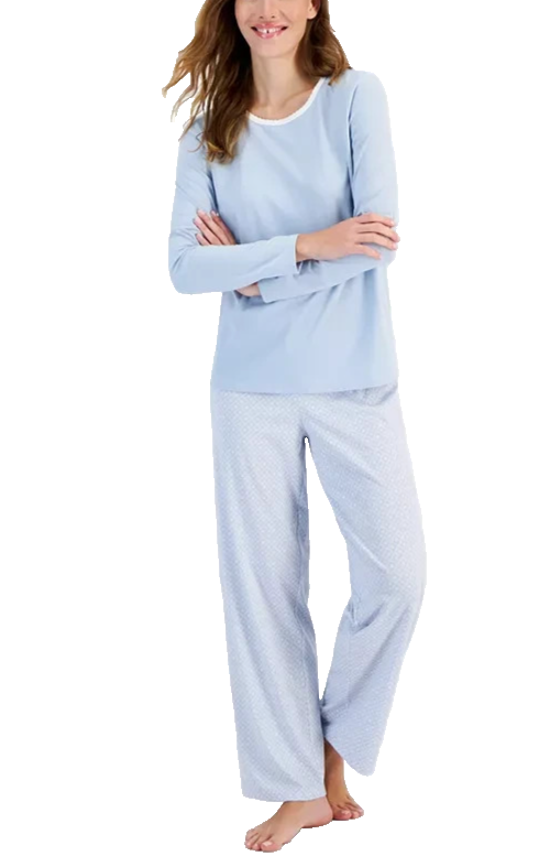 NWT Charter Club Women's S 2-Pc. Long-Sleeve Pajamas Set 100189851