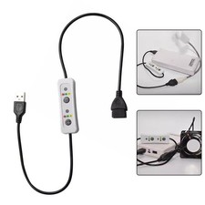 5V USB Zeitschaltuhr Verl&auml;ngerungskabel 60cm mit Stromsteuerung f&uuml;r USB L&uuml;fte