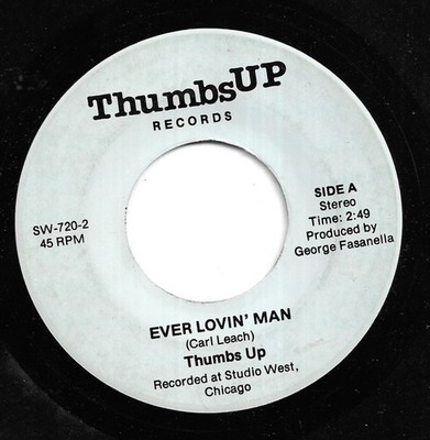 THUMBS UP: EVER LOVIN' MAN / ONLY YOU FOR ME - VANITY 45 ON THUMBS UP - HEAR!