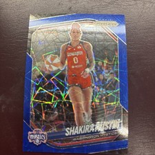 2025 Prizm Basketball #81 Shakira Austin Blue Velocity