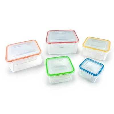 LocknLock 5-teiliges nestbares Regenbogen-Set