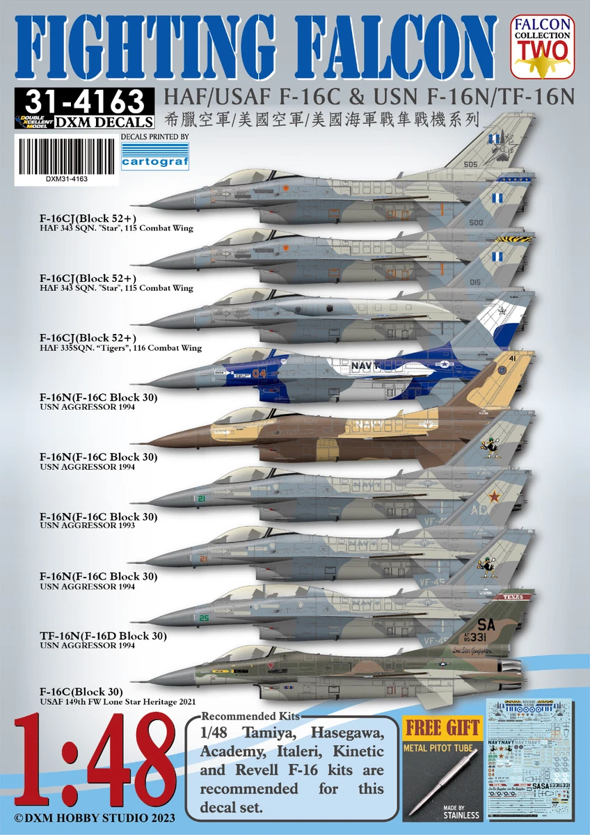 1 48 F 16 Decals for sale | eBay