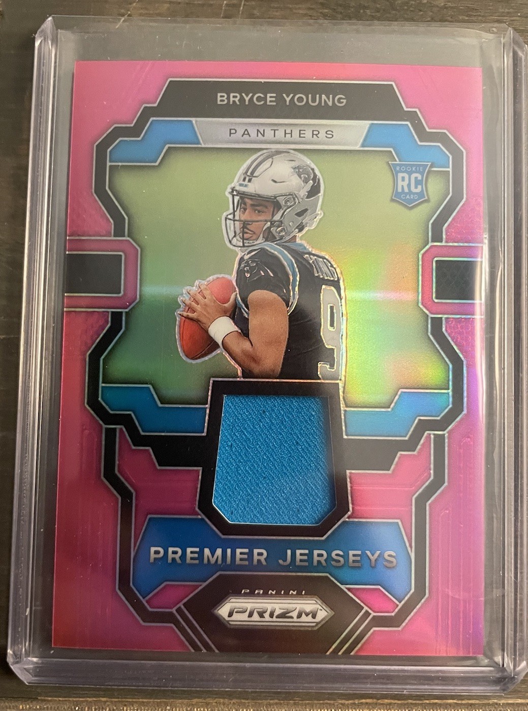 2023 Panini Prizm - Premier Jerseys Bryce Young #PJ-BY Pink Prizm (MEM, RC)