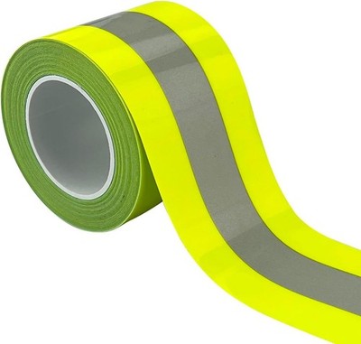 High Visibility Reflective Heat Transfer Vinyl Iron On Tape Clothing 2in x 5yd