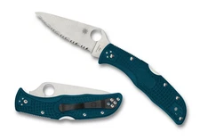Spyderco Knives Endela Lightweight Blue FRN K390 Microclean Steel C243FSK390