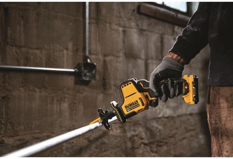 XTREME 12V MAX* Reciprocating Saw, One-Handed, Cordless, Tool Only (DCS3 - Image 3 of 4