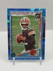 2025 Donruss Optic SHEDEUR SANDERS Rated Rookie Blue Cracked Ice 1/15 Browns