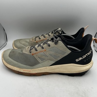Salomon Outpulse Shoes Mens Size 13 Gray Black Trail Running Contagrip 415851
