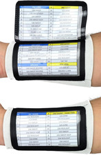 Adult Triple Wrist Coach, Football Wristbands for Plays, Baseball Wristbands, QB