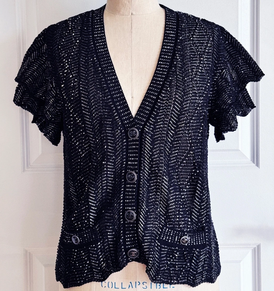 CHANEL Black Cardigan Sweaters for Women for sale | eBay