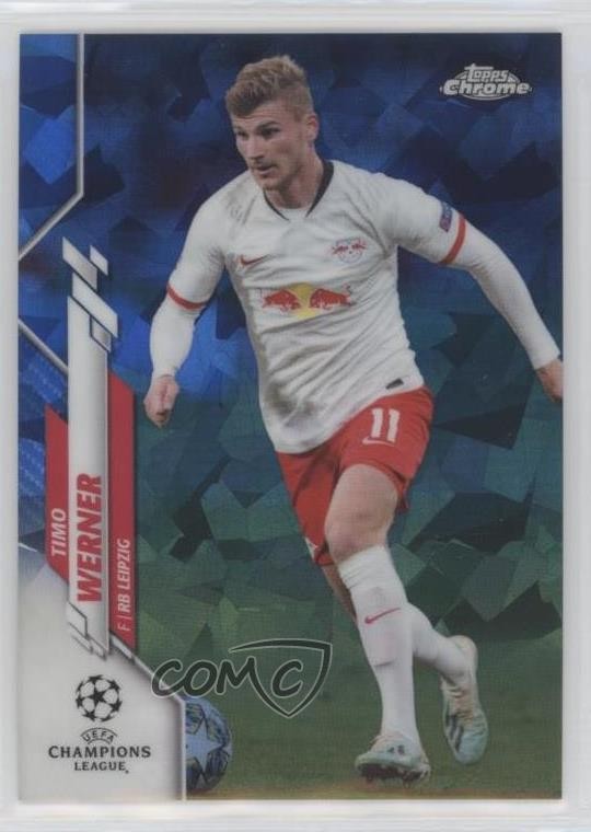 2019-20 Topps Chrome UCL Sapphire Edition Timo Werner #42 1o2