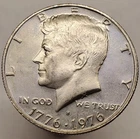 1776-1976-S Clad Proof Bicentennial Kennedy Half Dollar, Low Mintage 50c Coin
