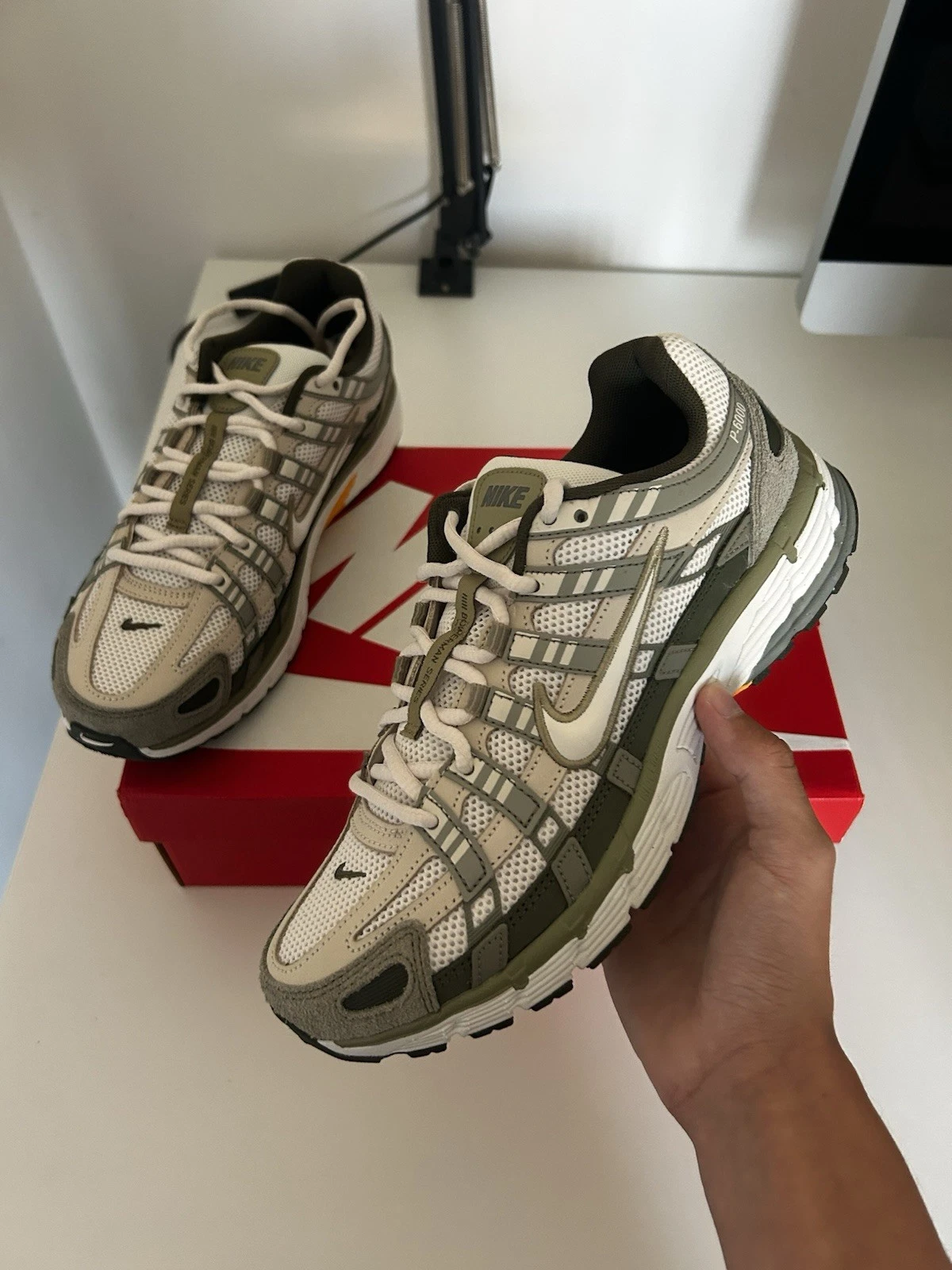 Nike P6000 Cargo Khaki UK7.5