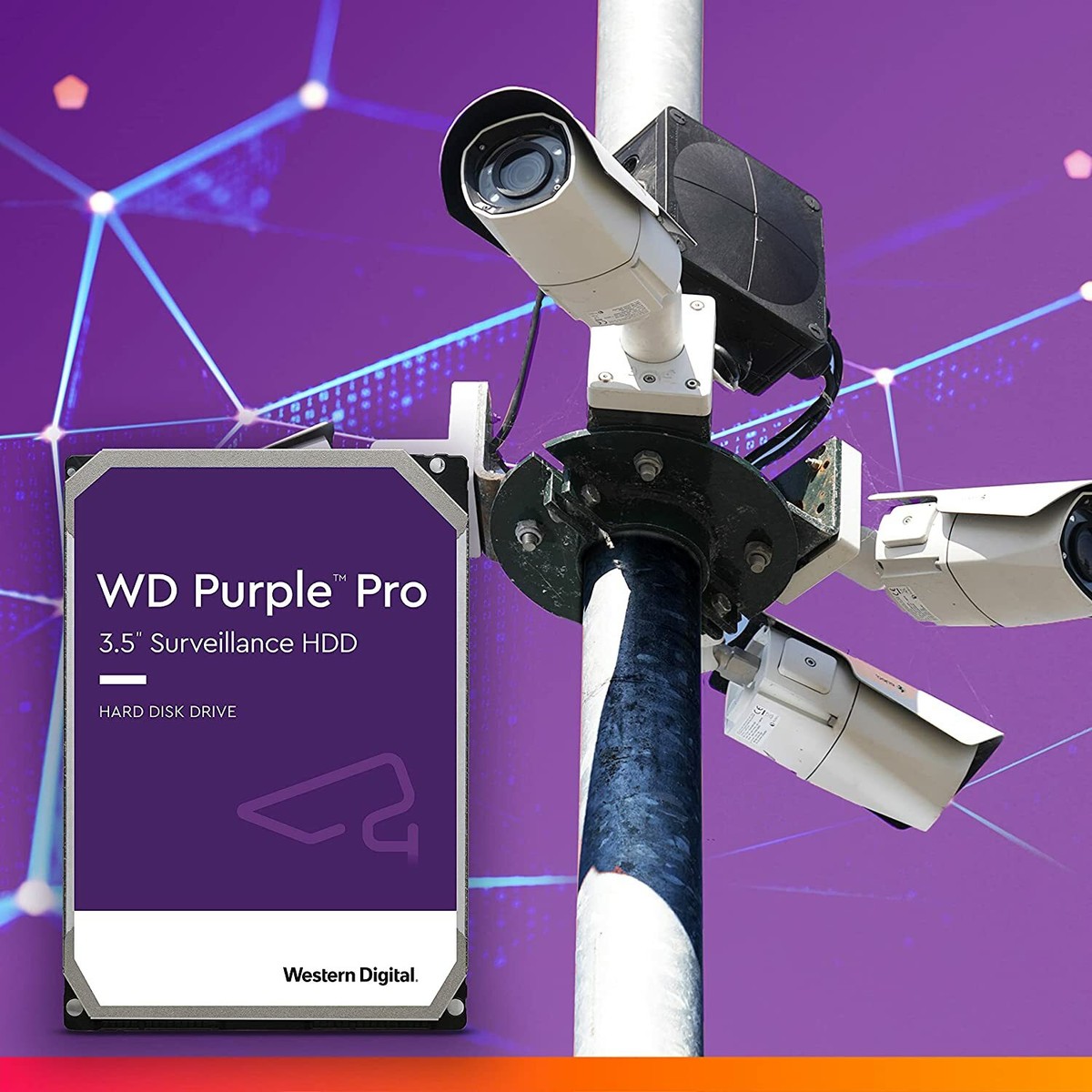 外付けハードディスク・ドライブ Western Digital WD101PURP 10TB HDD Amazon | Western Digital ウエスタンデジタル WD Purple Pro
