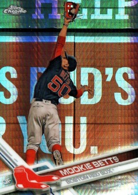 2017 Topps Chrome - Mookie Betts #199 Prism Refractor