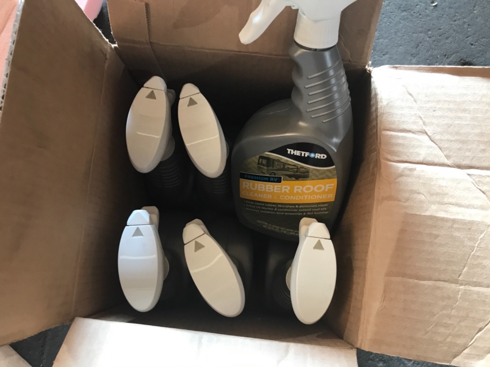 6 THETFORD Premium RV Rubber Roof Cleaner & Conditioner 32512. 32 FL