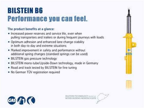 Bilstein B8 Series 15 Audi A3 Quattro / 15 Volkswagen GTI, Golf Rear 36mm Monotu - Picture 4 of 10