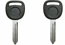 2 NEW OEM Chevy bow-Tie Logo Key Blanks For Select 1999-2009 598007 15026223
