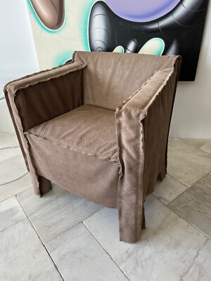 Embossed Suede upholstered chairs from Baxter Furniture designed by Paula Navone