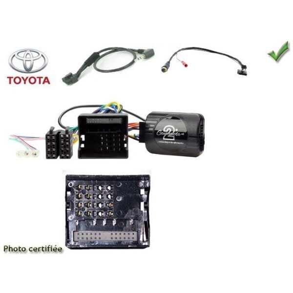 Commande volant Toyota Proace 2016 boutons multifonctions noirs