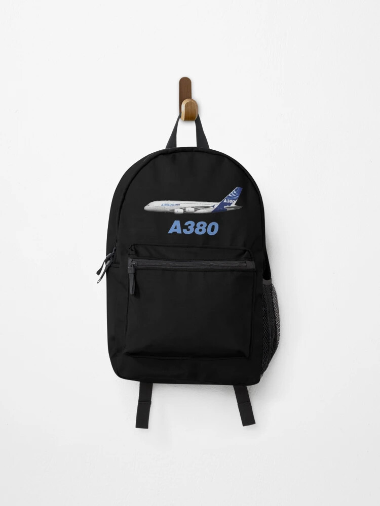 Mochila Airbus A380, bolsa escolar de aviación, ventilador de viaje en avión regalo