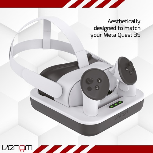 Venom Charging Dock and Rechargeable Battery Packs for Meta Quest 3S - Afbeelding 5 van 12