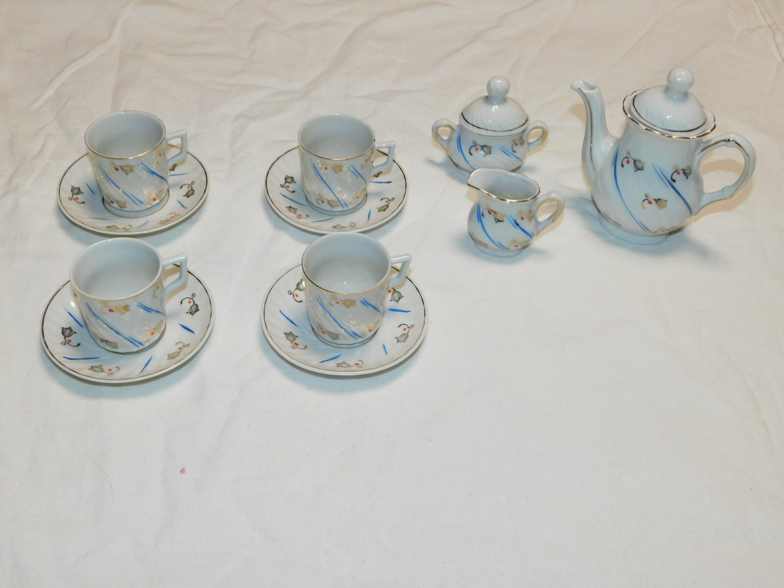 Muñecas super bonitas porcelana servicio 11 piezas! ¡Vintage!