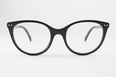 Rare Authentic Celine CL50068I 001 52mm Black Cat Eye Frames