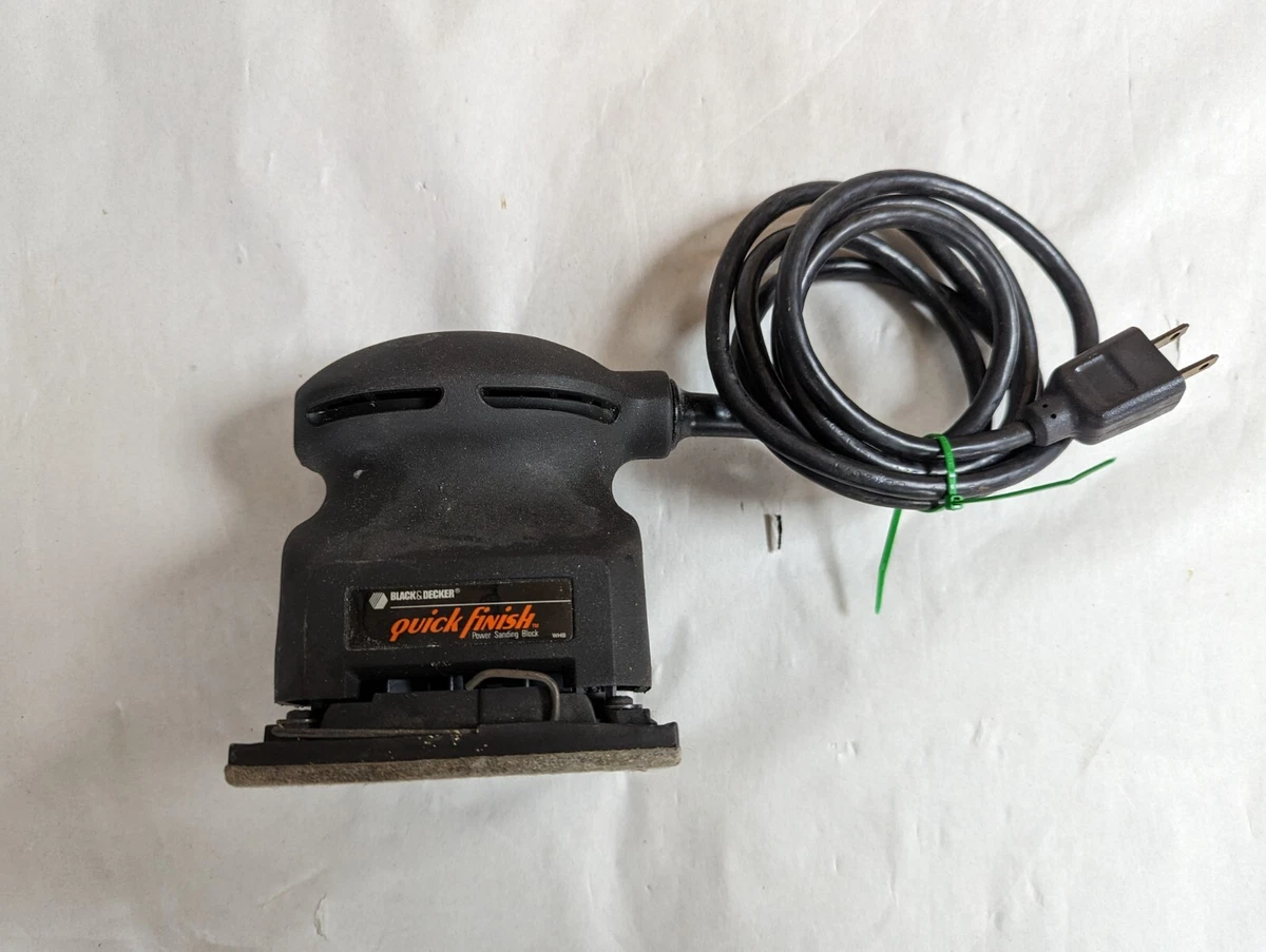 Black Decker Quick Finish Power Sanding Block 7441 Corded Electric