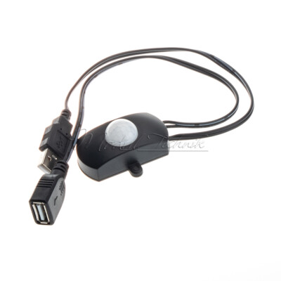 Auto ON OFF Motion Sensor Light Switch DC 5-24V 5A PIR Motion Sensor Switch