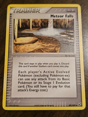 Meteor Falls 89/107 Uncommon Pokemon EX Deoxys