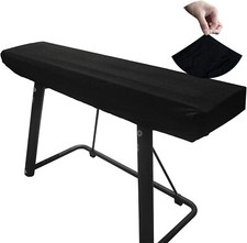 Piano Keyboard Cover Stretchy Plush Velvet Dust Cover for 76-88 Keys Digital New