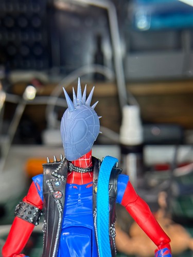 Hobart Brown Spider-Punk head sculpt GI Joe Classified 1/12 scale head unpainte - Picture 3 of 7