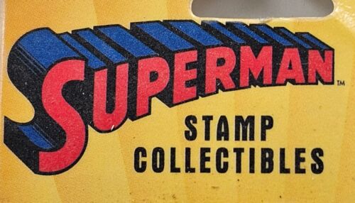 Vintage Superman Briefmarken Sammlerstücke Schlüsselanhänger & 2 Magnete DC Comics USPS 1998 - Bild 18 von 22
